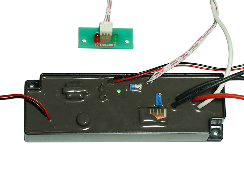 With air-driven detection high-voltage power supply